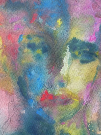 Watercolour Face IV